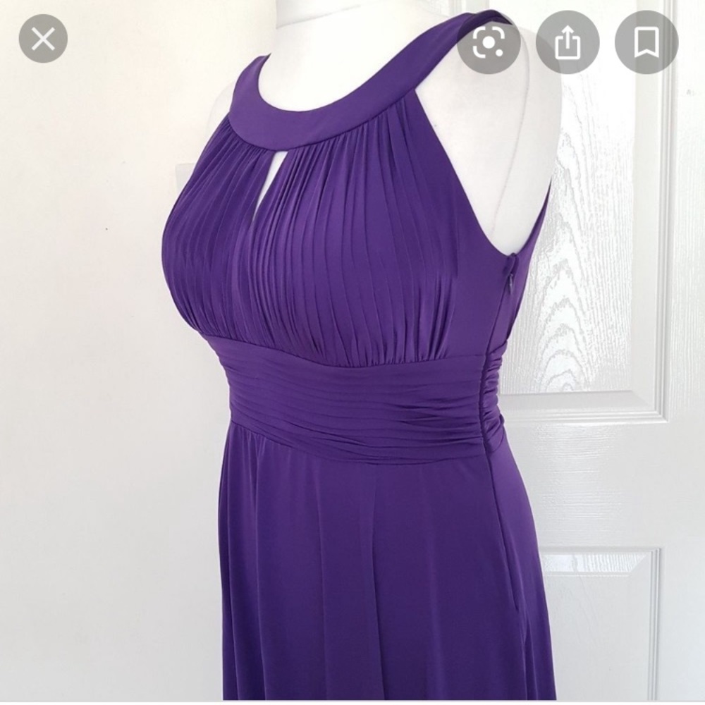 Evening pleated dress